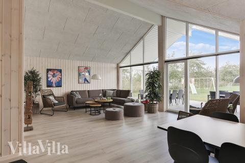 Sofahjørnet i luksushus 481 i Lolland/Falster/Møn.