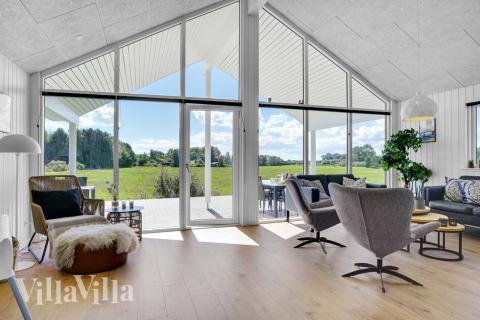 Sofahjørnet i luksushus 490 i Lolland/Falster/Møn.