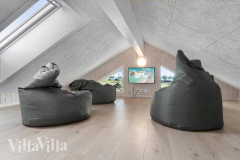 Nogle af de 24 sovepladser findes på hemsen i luksushus nr. 729