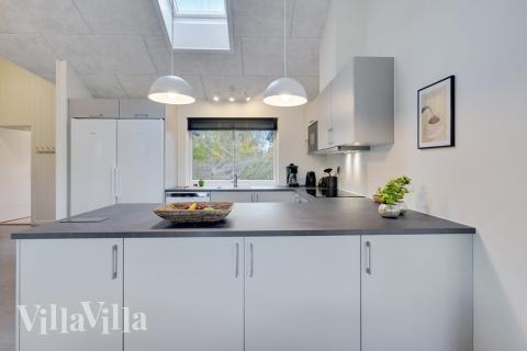 Køkkenet i luksushus nr. 511 er godt indrettet.