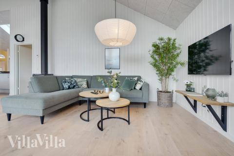 Sofahjørnet i luksushus 511 i Lolland/Falster/Møn.