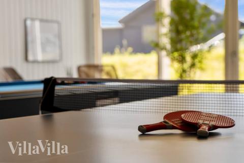 Luksushus 491 til 30 personer byder på et stort aktivitetsrum med bl.a. billard og dart