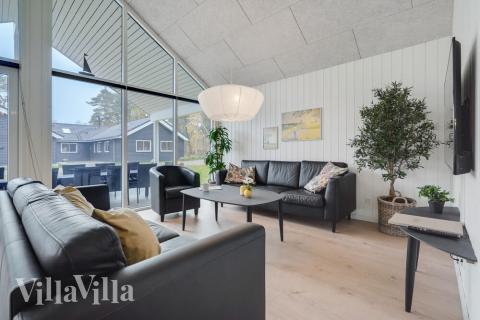 Sofahjørnet i luksushus 513 i Lolland/Falster/Møn.