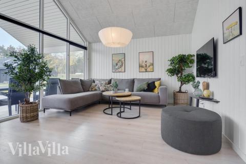 Sofahjørnet i luksushus 509 i Lolland/Falster/Møn.