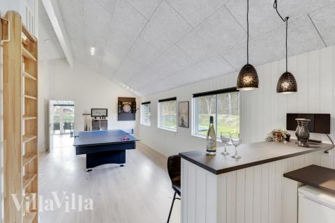 Køkkenet i luksushus nr. 502 er udstyrret, så I let kan lave mad til 18 personer.