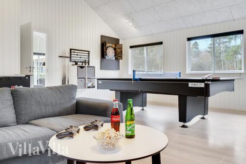 Ud over de mange timer, man kan bruge i husets pool-afdeling, så byder luksushus 502 også på billard/bordtennis og dart