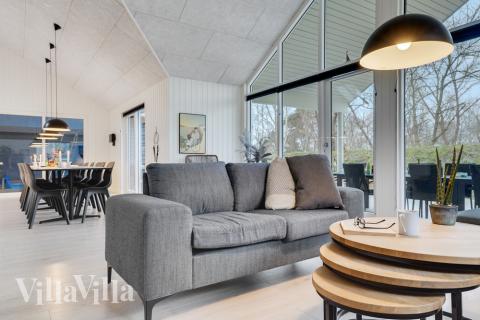 Sofahjørnet i luksushus 502 i Lolland/Falster/Møn.