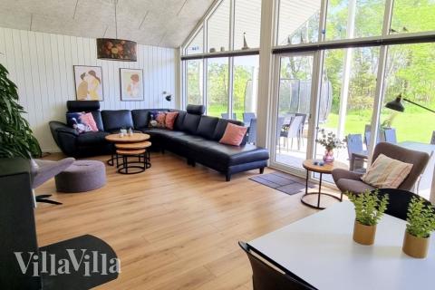 Sofahjørnet i luksushus 515 i Lolland/Falster/Møn.