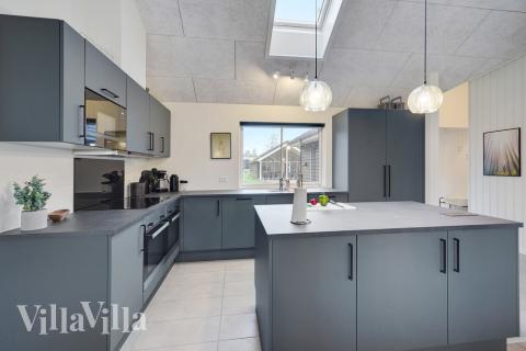 Køkkenet i luksushus nr. 517 er godt indrettet.