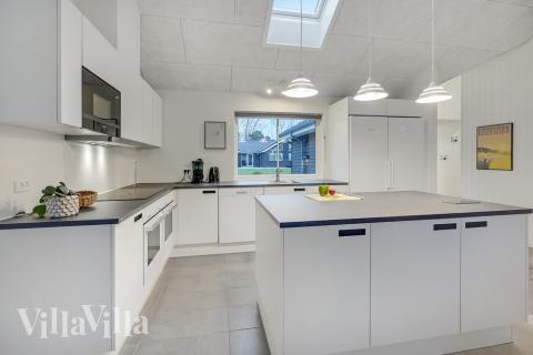 Køkkenet i luksushus nr. 507 er godt indrettet.