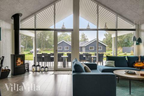 Sofahjørnet i luksushus 506 i Lolland/Falster/Møn.