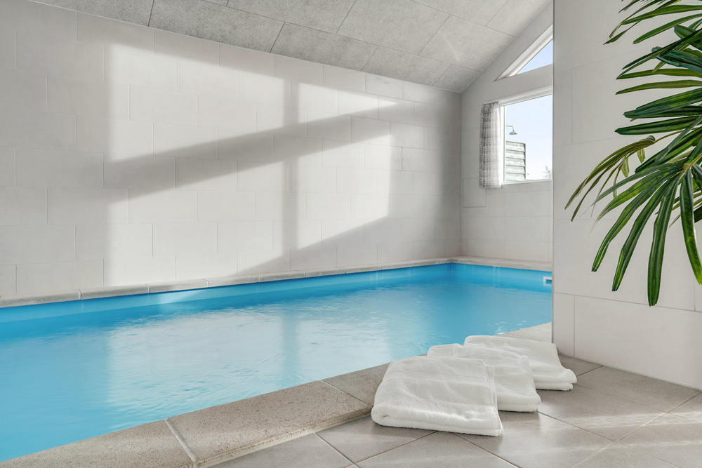 Den lækre pool i luksushuse nr. 522 til 14 personer