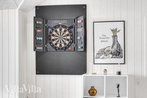 Aktivitetsrum i luksushus nr. 496 med 10 soveværelser og plads til 26 personer.