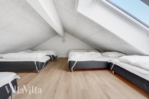 Nogle af de 26 sovepladser findes på hemsen i luksushus nr. 496