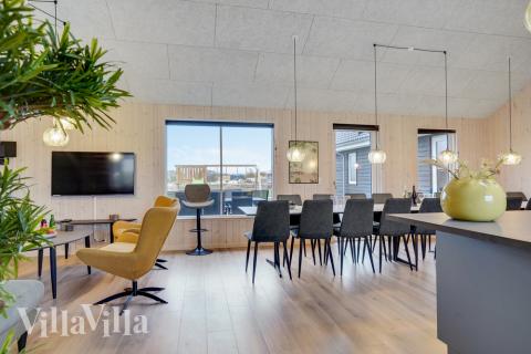 Opholdsrum med plads til 20 i luksushus nr. 508.