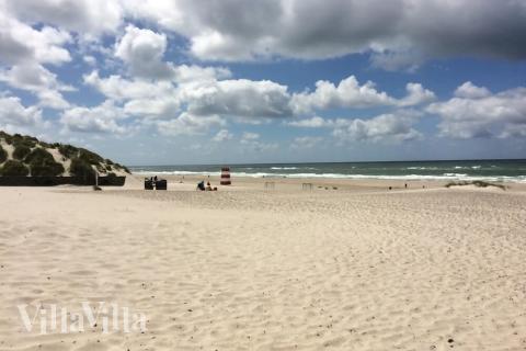 Stranden nær luksushus nr. 518.