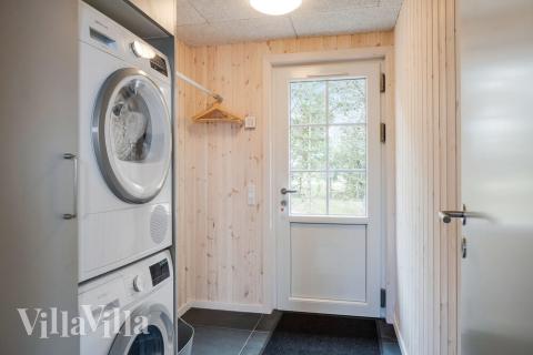 Den rummelige entre i luksushus nr. 518 i Vestjylland