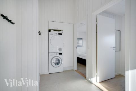 Den rummelige entre i luksushus nr. 533 i Vestjylland