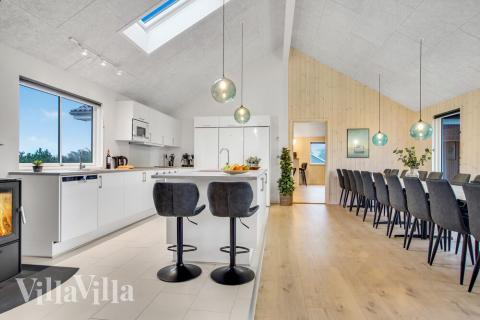 Det store lyse opholdrum i luksushus nr. 529 til 20.