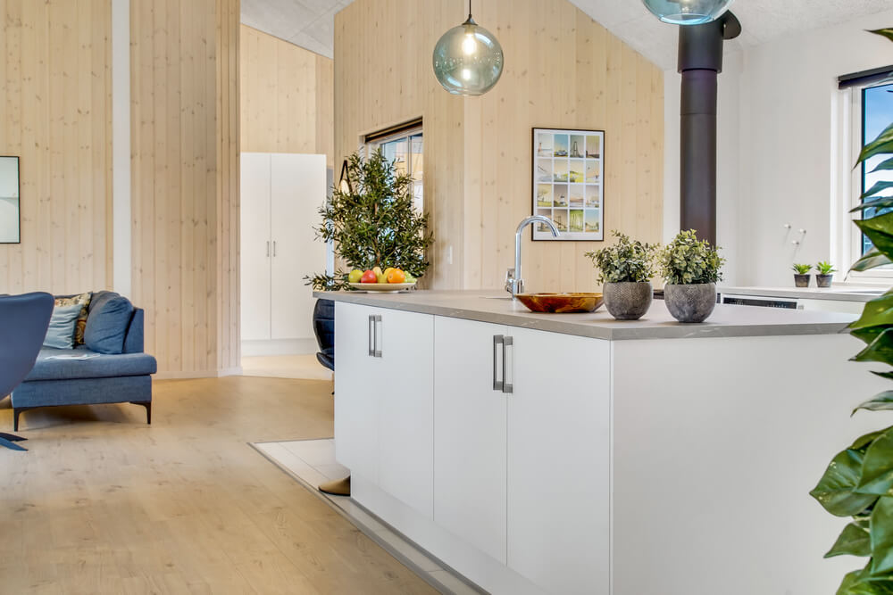 Køkkenet i luksushus nr. 529 er godt indrettet.