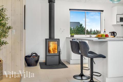 Køkkenet i luksushus nr. 529 er udstyrret, så I let kan lave mad til 20 personer.