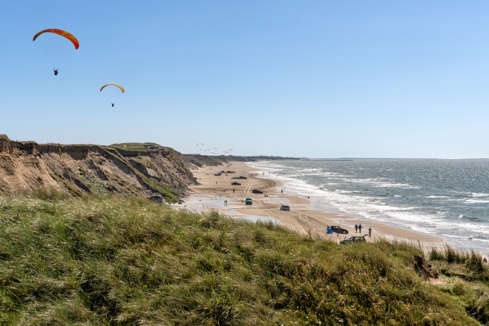 Stranden nær luksushus nr. 529.