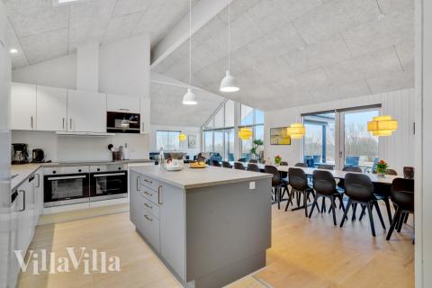 Køkkenet i luksushus nr. 537 er godt indrettet.