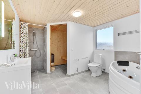 Ét af badeværelserne i luksushus nr. 539