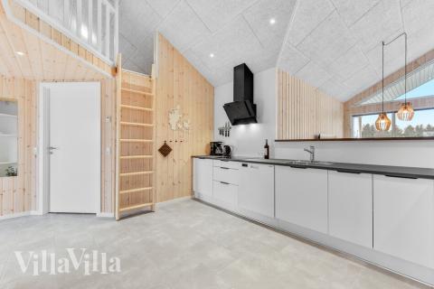 Køkkenet i luksushus nr. 539 er godt indrettet.