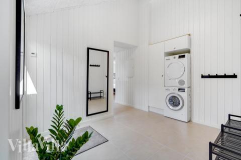 Den rummelige entre i luksushus nr. 541 i Vestjylland