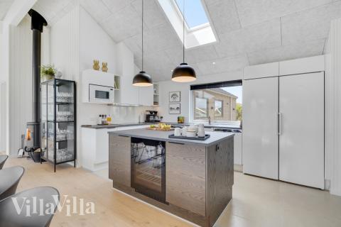 Køkkenet i luksushus nr. 541 er godt indrettet.