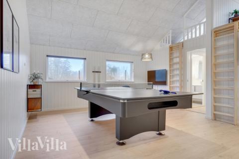 Ud over de mange timer, man kan bruge i husets pool-afdeling, så byder luksushus 549 også på billard/bordtennis og dart