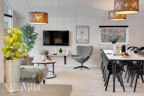 Opholdsrum med plads til 14 i luksushus nr. 550.