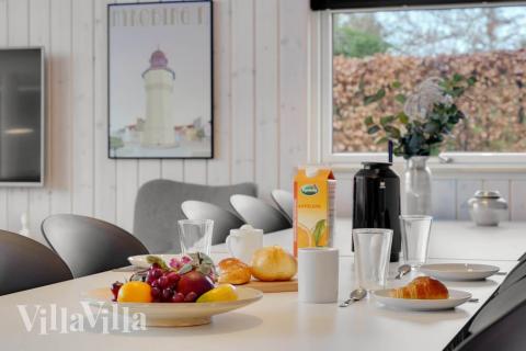 Det store lyse opholdrum i luksushus nr. 550 til 14.