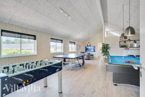 Ud over de mange timer, man kan bruge i husets pool-afdeling, så byder luksushus 547 også på billard/bordtennis og dart