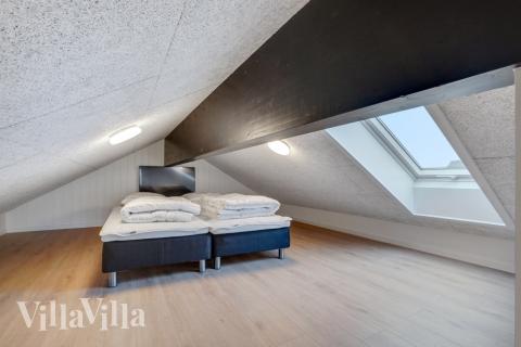 Nogle af de 24 sovepladser findes på hemsen i luksushus nr. 551