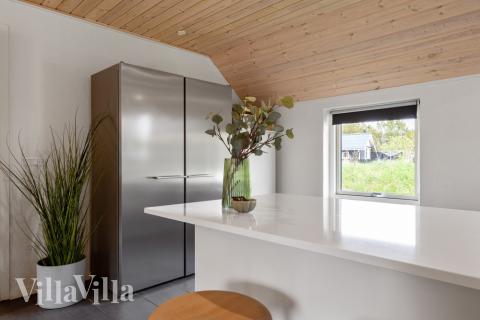 Velindrettet køkken i luksushus nr. 557 i Vestjylland.