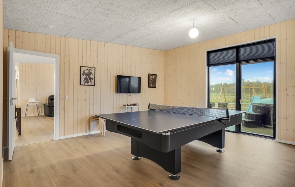 Ud over de mange timer, man kan bruge i husets pool-afdeling, så byder luksushus 581 også på billard/bordtennis og dart