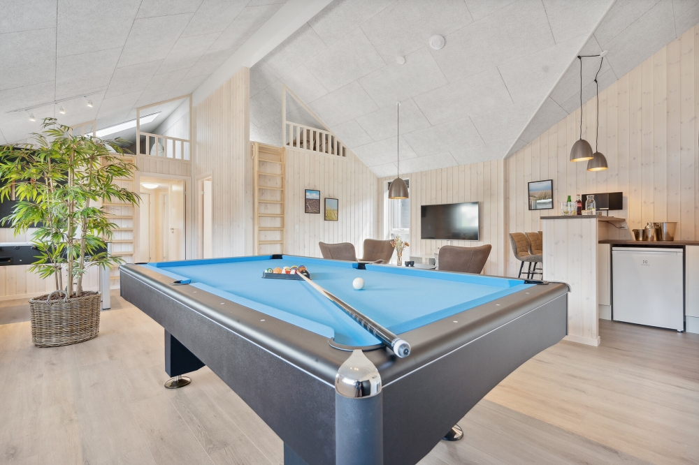 Ud over de mange timer, man kan bruge i husets pool-afdeling, så byder luksushus 601 også på billard/bordtennis og dart