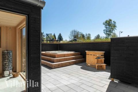 Nyd varmen i spaen i luksushus nr. 582 i Nordsjælland