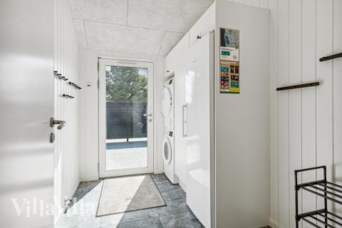 Den rummelige entre i luksushus nr. 585 i Vestjylland