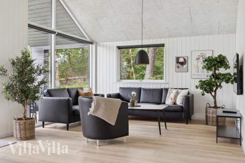 Sofahjørnet i luksushus 757 i Tyskland.