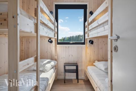 Der er 16 sovepladser i luksushus nr. 604