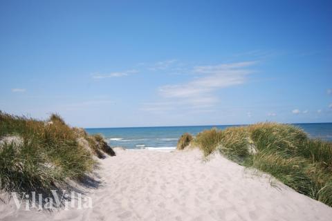 Stranden nær luksushus nr. 613.