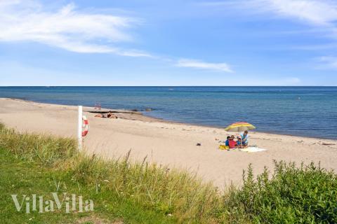 Stranden nær luksushus nr. 614.