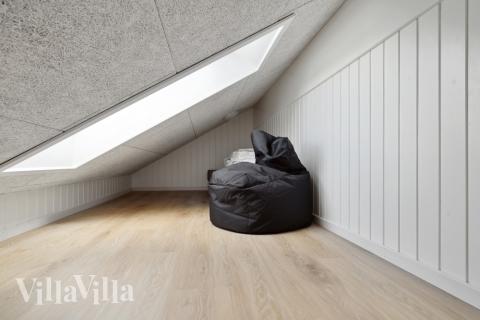 Nogle af de 14 sovepladser findes på hemsen i luksushus nr. 617