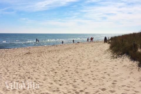 Den dejlige strand nær luksushus 625 ved Lolland/Falster/Møn.