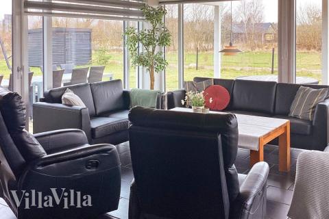 Sofahjørnet i luksushus 626 i Lolland/Falster/Møn.