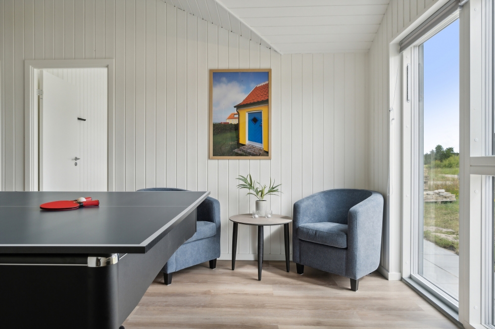 Ud over de mange timer, man kan bruge i husets pool-afdeling, så byder luksushus 636 også på billard/bordtennis og dart