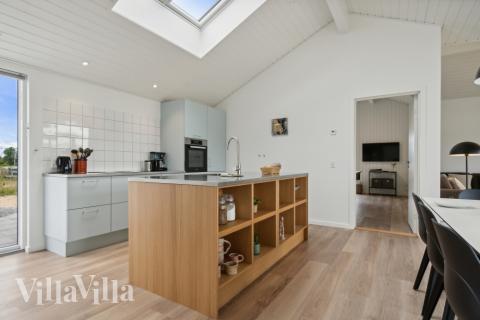 Velindrettet køkken i luksushus nr. 636 i Nordjylland.